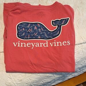 Vineyard Vines kids Pink Pocket Tee